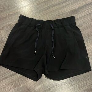 Black Lululemon shorts size 4